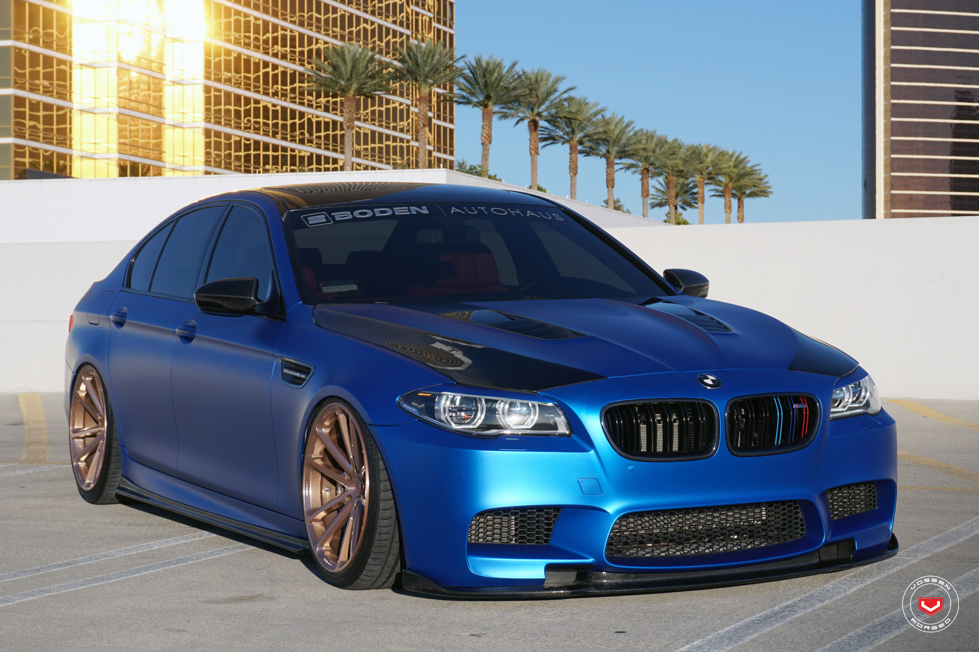 BMW F10 M5 with Vossen Wheels