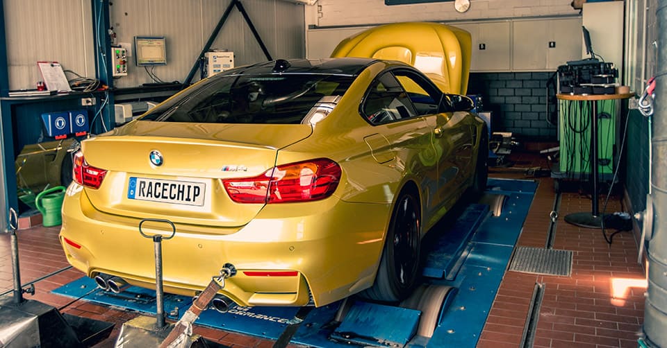 BMW M4 on Dyno
