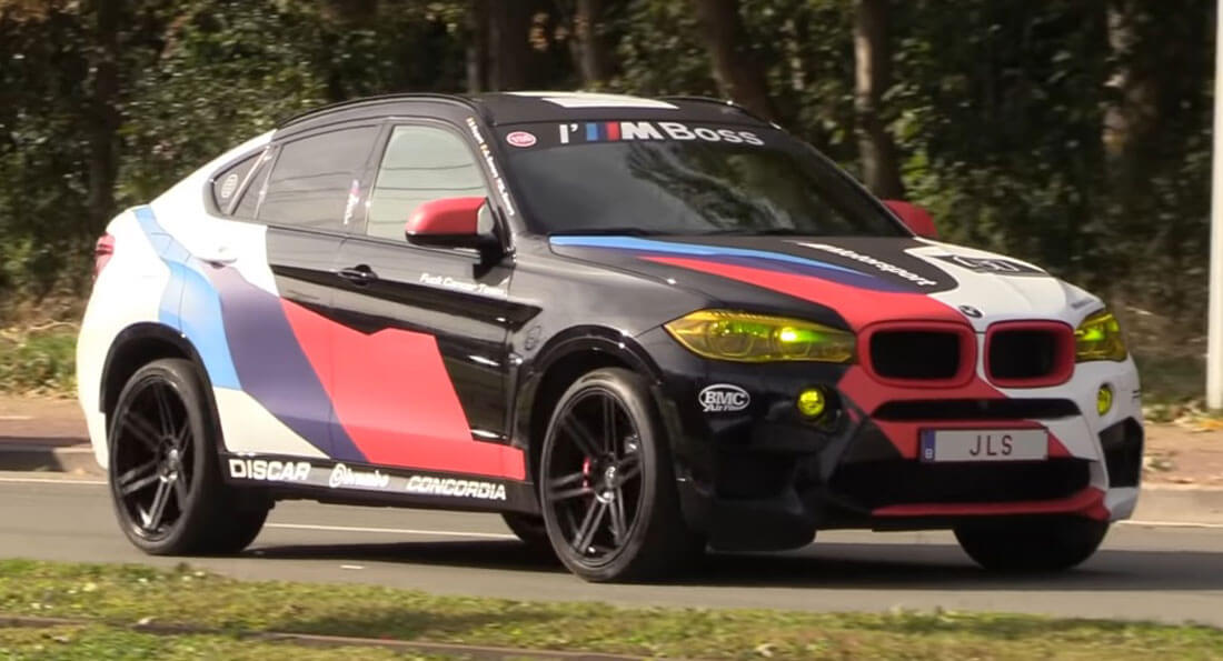 BMW X6 M with Akrapovic Exhaust