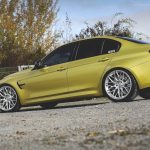 F80 BMW M3 in Austin Yellow and HRE Wheels (3)