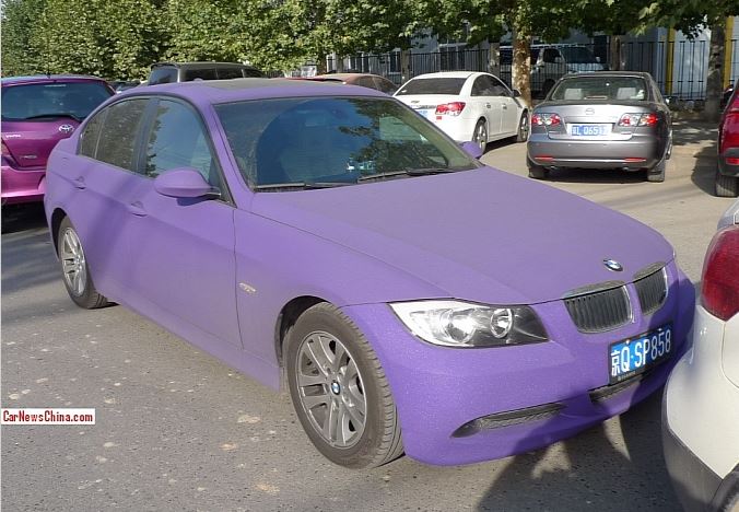 Matte Purple BMW 3 Series
