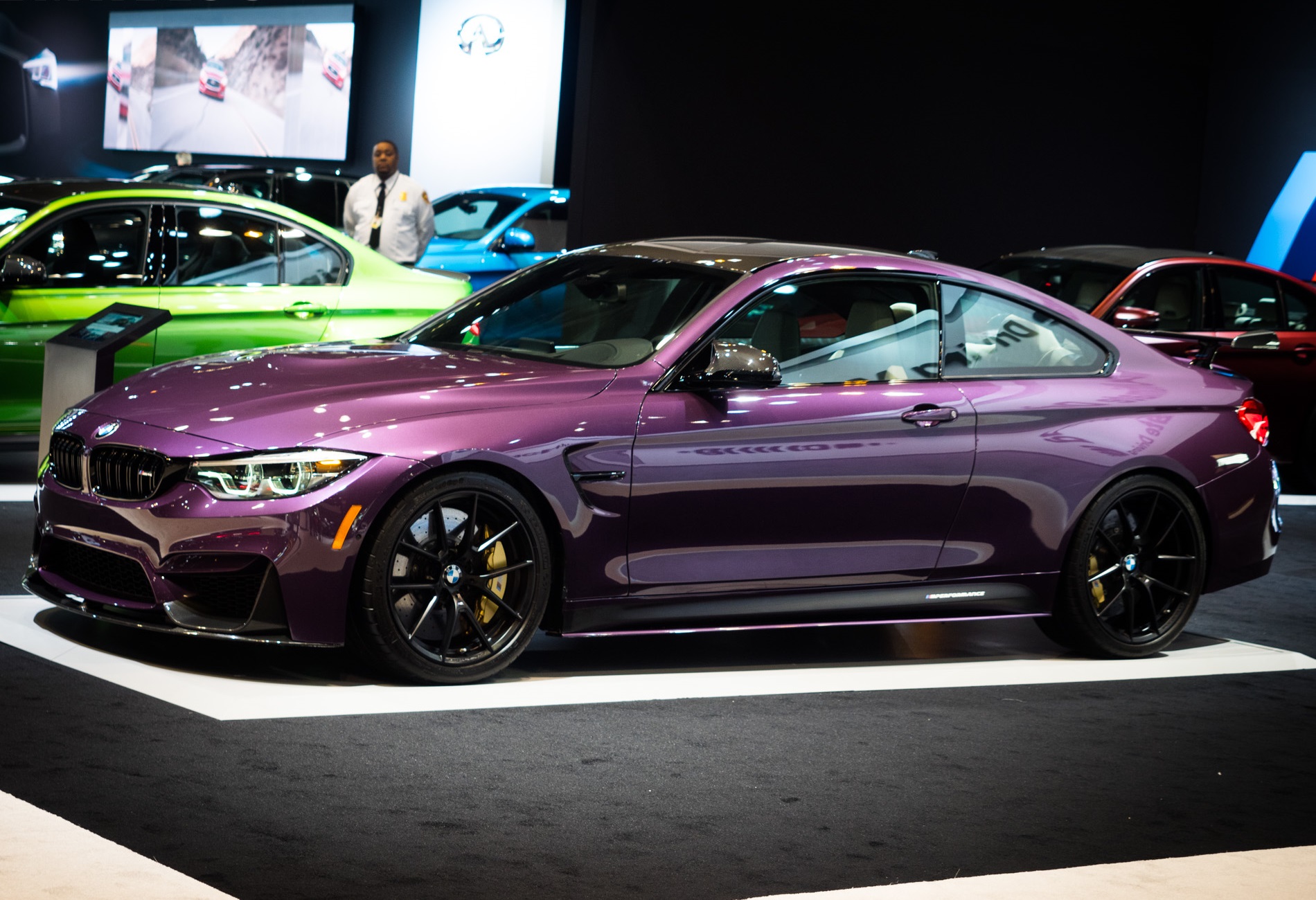 Purple Silk BMW M4 with M Performance Parts
